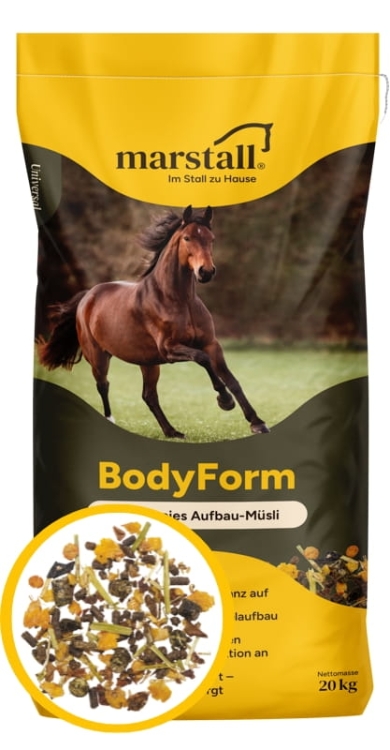 Marstall BodyForm-Musli 20kg - pasza budująca, tucząca dla koni