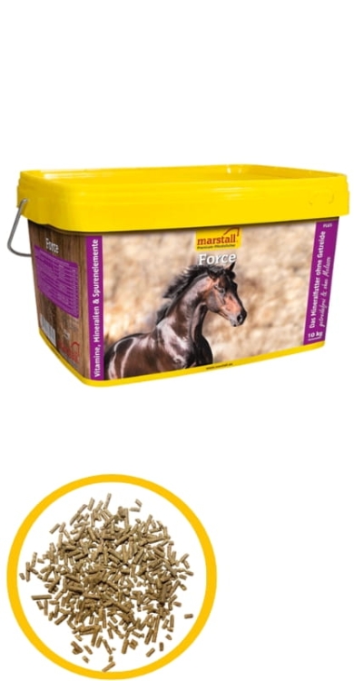 Marstall Force 10 kg WIADRO - witaminy i minerały dla koni