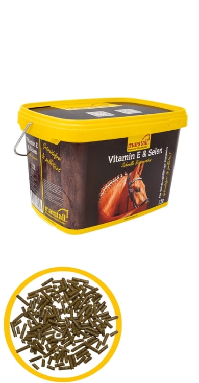 Marstall Vitamin E & Selen 3 kg - wspomagający metabolizm mięśni i przyspieszający ich regenerację