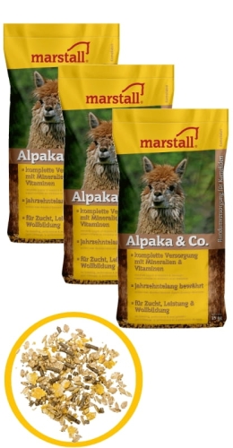 marstall alpaka co pasza dla alpak, lam, wielbłądów 15kg