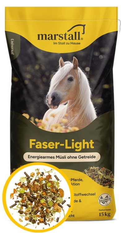 Marstall Faser-Light 15kg - odchudzające musli dla koni