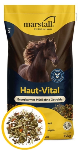 Marstall Haut Vital 15kg - VET LINE - pasza na skórę, lipcówkę