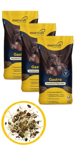 3x Marstall Gastro-Musli 20kg VET LINE