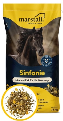 Marstall Sinfonie 15kg - VET LINE - musli dla koni z RAO i na odporność