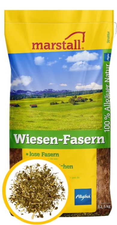 marstall wiesen fasern alpejskie siano z traw i ziół dla koni