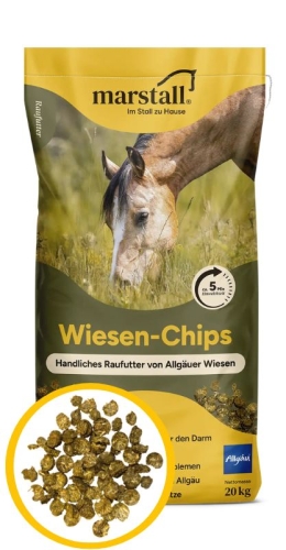 Marstall Wiesen-Chips 20kg - trawokulki dla koni na sucho