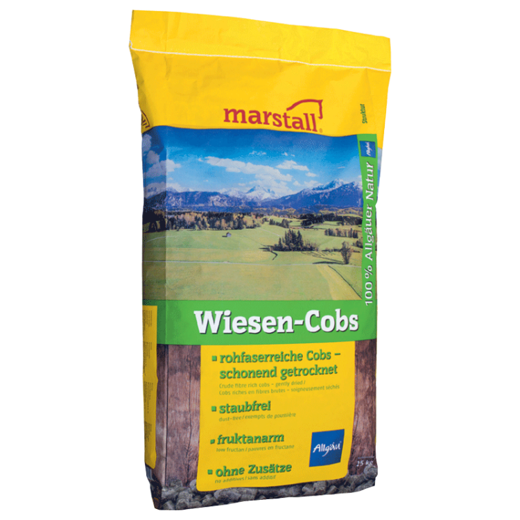 Marstall Wiesen-Cobs 20kg - trawokulki dla koni z ziołami