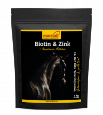 Marstall Biotin & Zink 1kg- Biotyna, cynk organiczny i metionina na kopyta, skórę i sierść konia